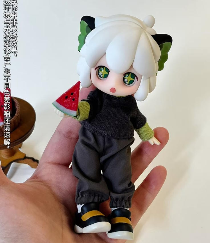 Simontoys Xiao Hei The Legend of Hei 15cm/5.9In Bjd Doll Dressable Official Gift