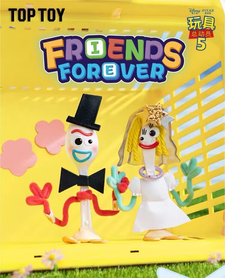 TOPTOY Pixar Toy Story 5 Friends Forever Series Blind Box Woody Buzz Confirmed