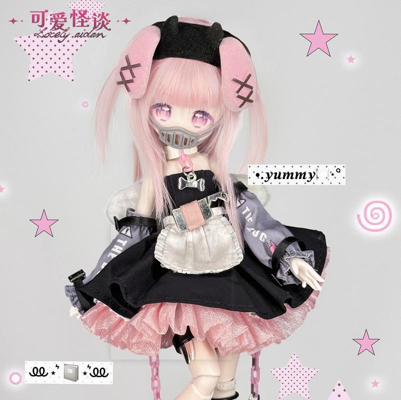 Inedible's Doll Lovely Kwaidan 16.3cm/6.4" Bjd Doll Dressable Action Figure Gift