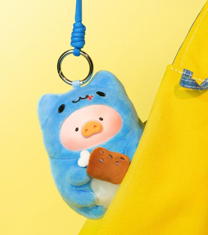 Lulu The Piggy Capoo Foodie Lu 12cm/4.7In Vinyl Plush Pendant Lovely In Stock