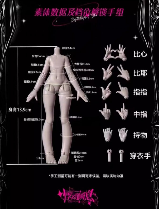 Ten Thousand Meilu Sheep Rare Escape Plan 6.8In Bjd Action Figure