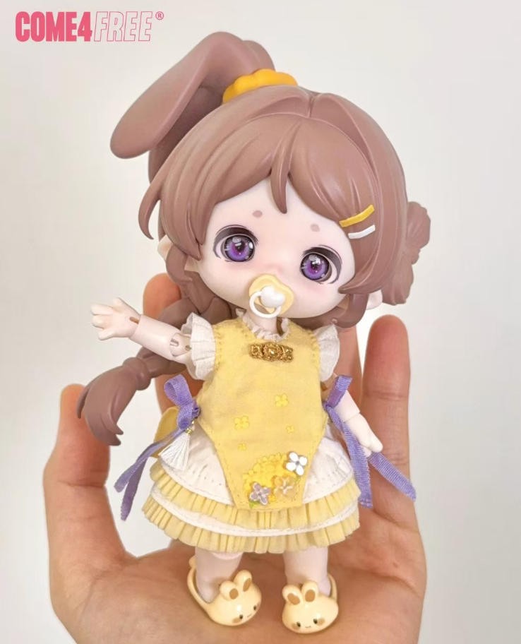 Come4Free Yue Mianmian Milk Cake Bjd Hang Card Dressable Official Lovely Gift