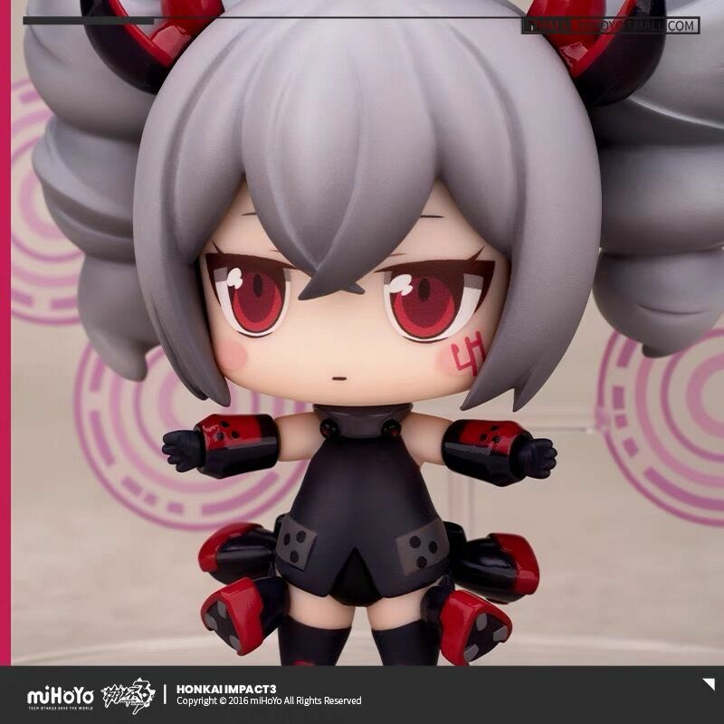 MmiHoYo Bronya Zaych Q Doll Action Figures Original Statue Model Anime Kit Stock