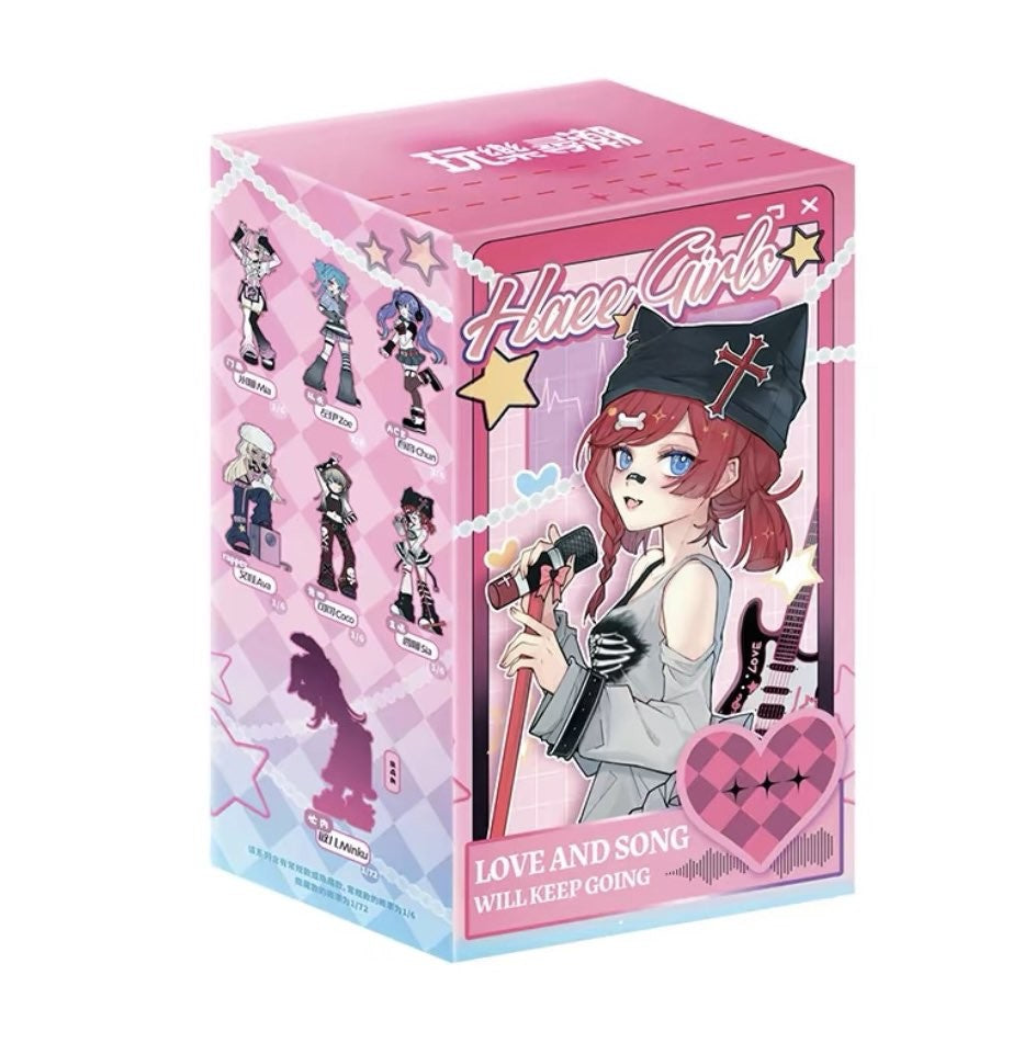 Haee Girls LOVE AND SONG WILL KEEP GOING Series Blind Box Figures Toy Gift