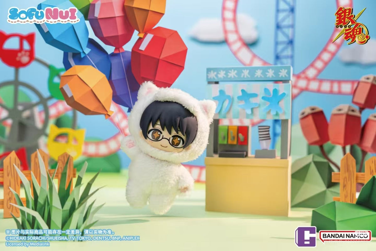 SofuNui Gintama Sakata Gintoki Etc 16cm/6.3In Lovely Vinyl Plush Pendant Gift