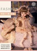 Joybjd Ari Pajama Girl Dolly 27cm/10.6In Bjd Full Set 1/6 Action Figure Official