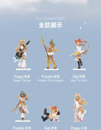 one set(12pcs)-Lil Peach Riot Power Chords Series Blind Box Figures Toy