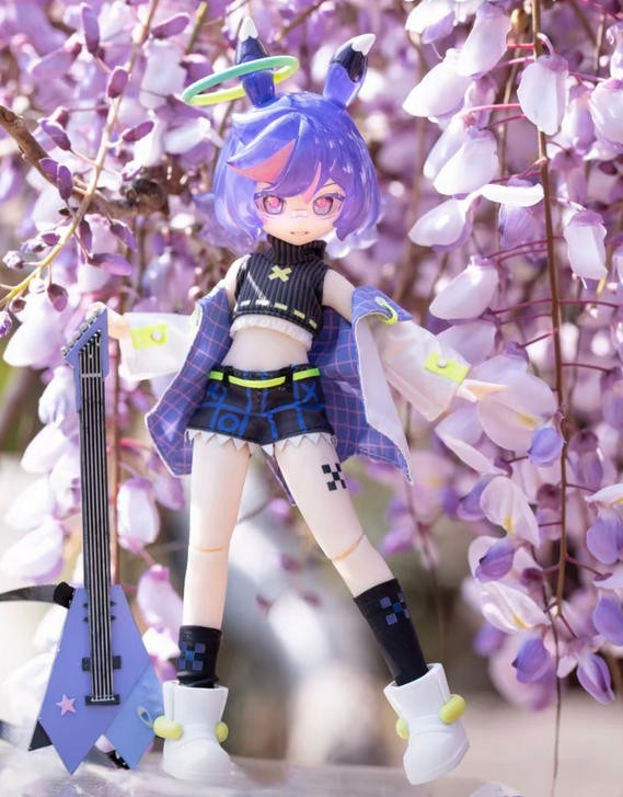 Burning Star Plan Series Zhixuan Guitar 8.2~8.6In Bjd Dressable Action Figure
