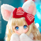 Azone Sugarcups Candyruru Kitten Goldfish Dream White Cat 1/12 Bjd Full Set Gift