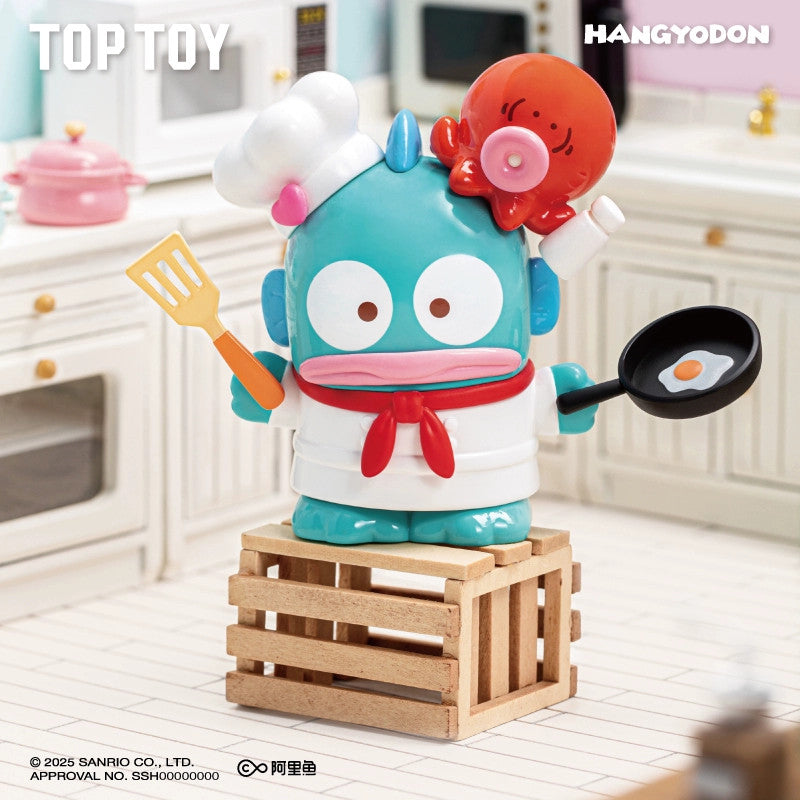 TOPTOY Sanrio Family Roller Skating Western Restaurant Series Blind Box Hot Toy