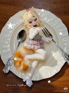 6Pcs Lunar Lore Miao Cat 16.2cm/6.3In Bjd Dressable Lovely Action Figures Gift