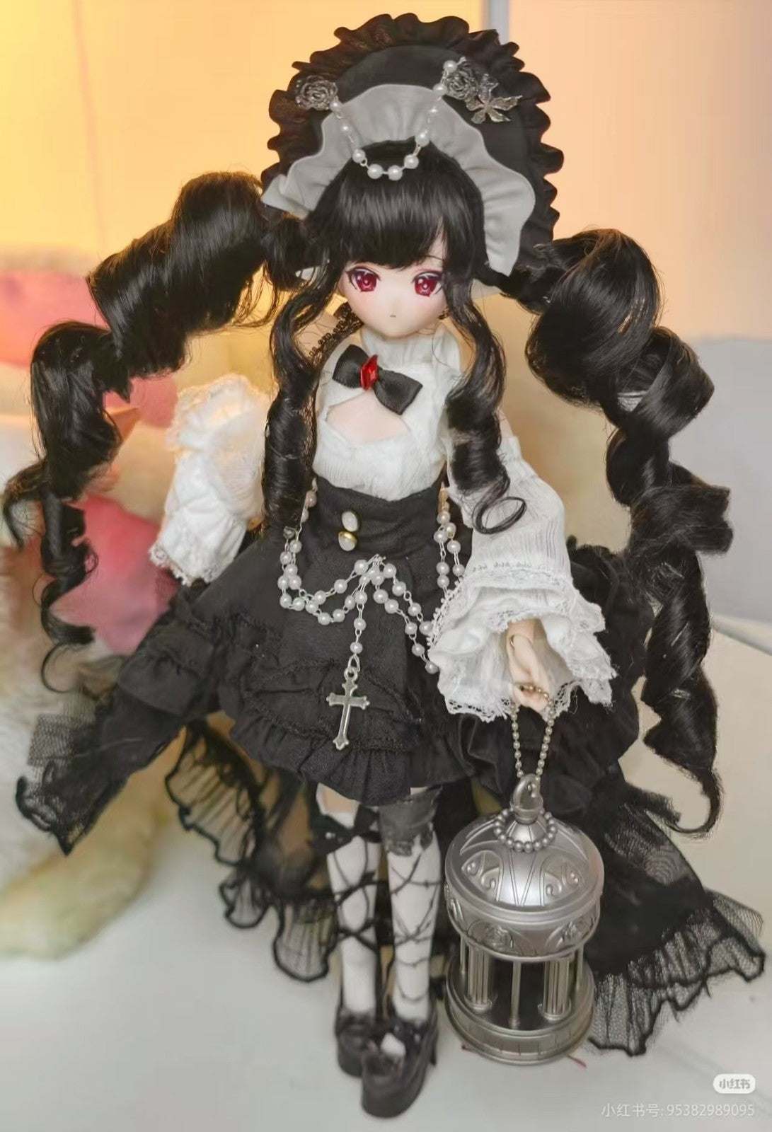 Come4Free Corvus Corax Seleina Rare Feather Fog Poem 22cm/8.6In Bjd Dressable