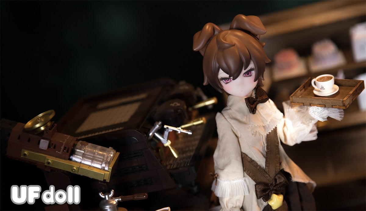 Ufdoll Drink YuenYeung Coffee 35cm/13.7In Bjd Hang Card Dressable Action Figure