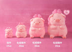 Lulu The Piggy Pink Life Lulu with Bowknot Lovely Plush Pendant Gift