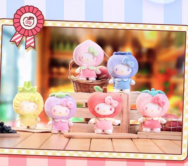 TopToy Hello Kitty Fruity Paradise Plush Series Toys Confirmed Blind Box Figure
