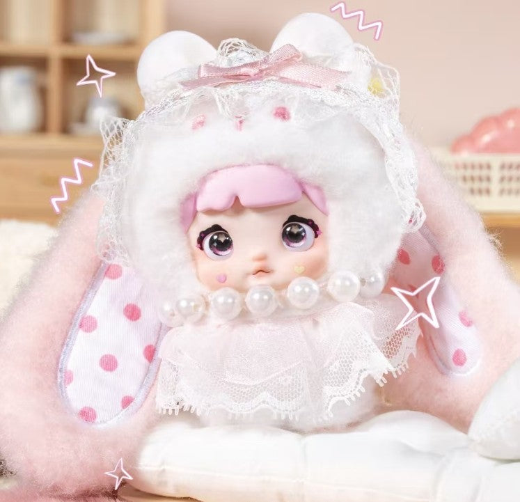 Nommi Baby Sweetheart Bunny Confirmed 10cm/3.9in Plush Pendant Action Figure