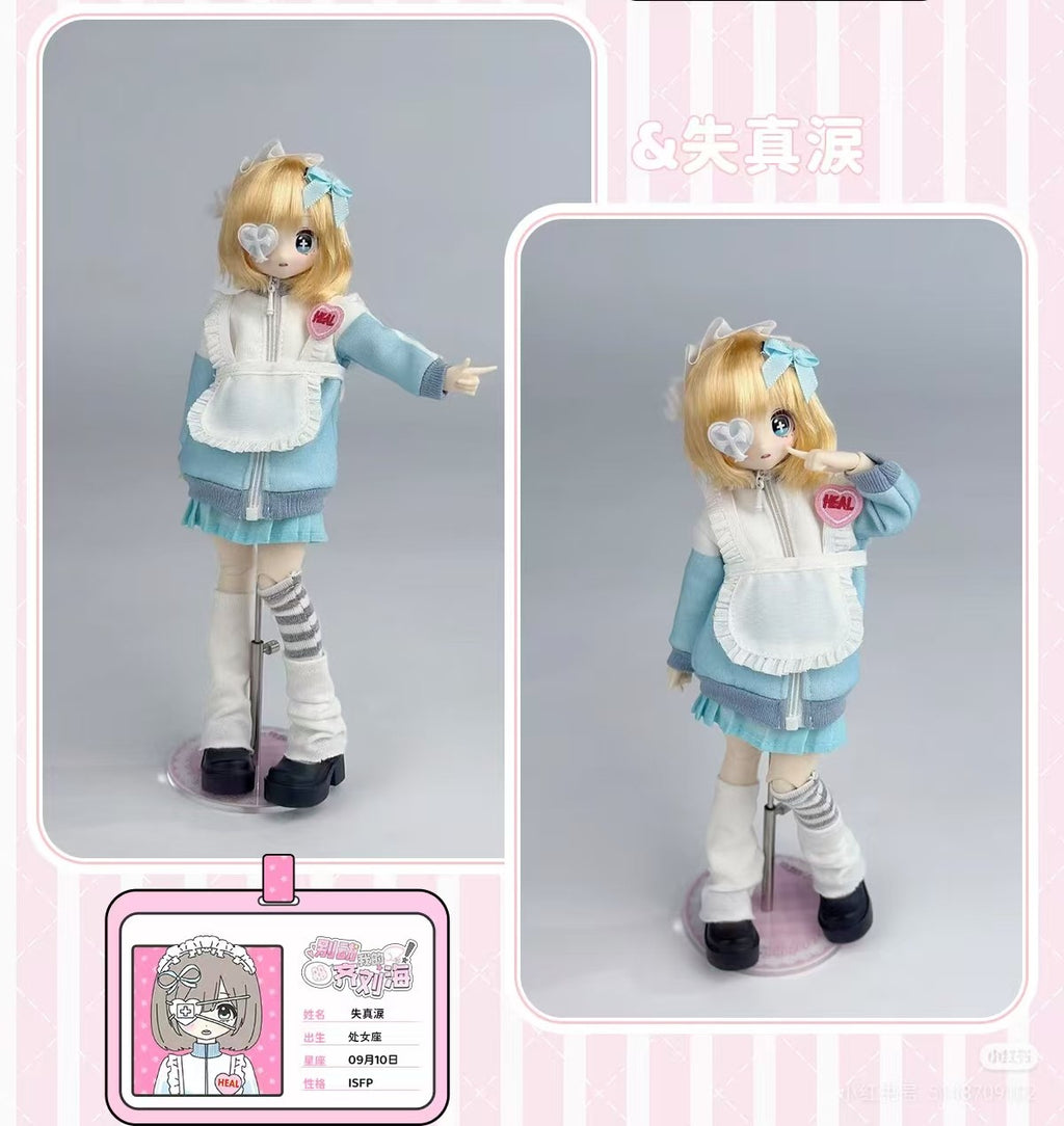 6Pcs MiraLab Shojo Don't Touch My Bangs 23.5cm/9.2In Bjd Dolls Action Figures