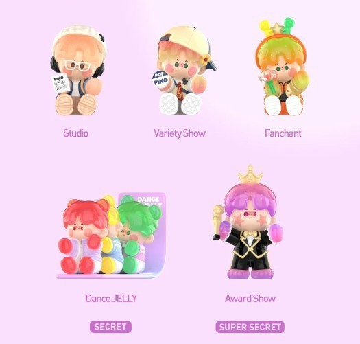 POP MART PINO JELLY Star Project Series Figures Confirmed Figure Toy Gift