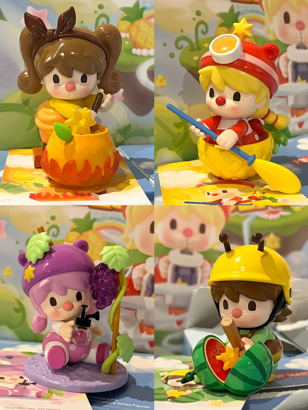 POP MART Sweet Bean Fruit World Adventure Series Blind Box Confirmed Figure Toys
