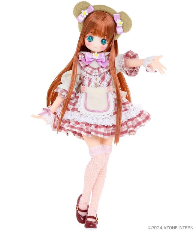 Azone Dreamin Temari Bear Collection Honey Strawberry Limited 8.2In Bjd Full Set