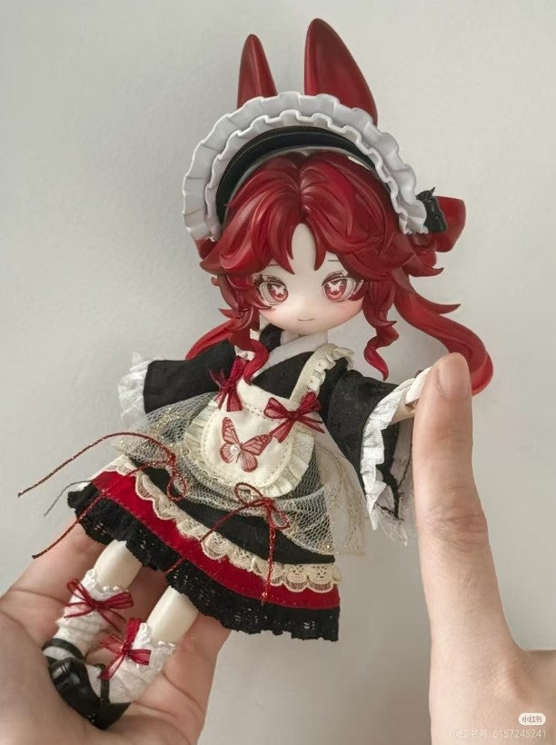 Inedible Doll Butterfly Bathing Moon Jumping Time Bjd Hang Card Action Figure