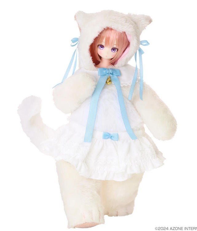 Azone Luminous*Street Mii Hug Mii Black White Cat 8.4In Bjd Action Figure Gift