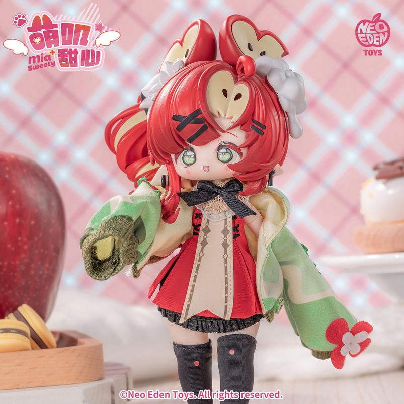 6Pcs Neo Eden Mia Sweety 5.9" Bjd Dressable Action Figure Official In Stock Gift