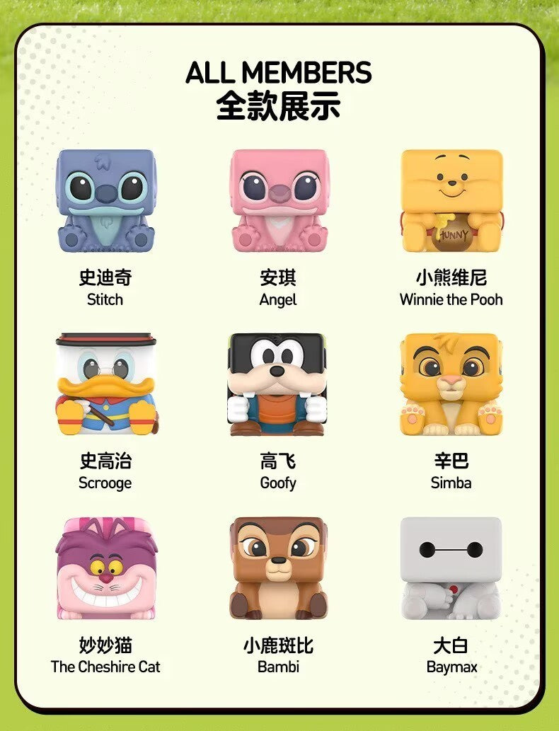 Authentic Disney Classics POP CUBE-3 Series Blind Box Figures Toy MINI Doll
