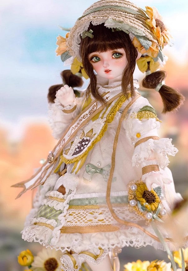 Pre-Order Gem Sunny Sunflower 29cm/11.4In Bjd Full Set Official 10Th Anniversary
