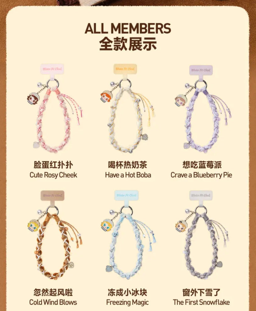 Authentic Baby Molly Winter Fit Check Series Keychain Bind Box Figures Toy Gift