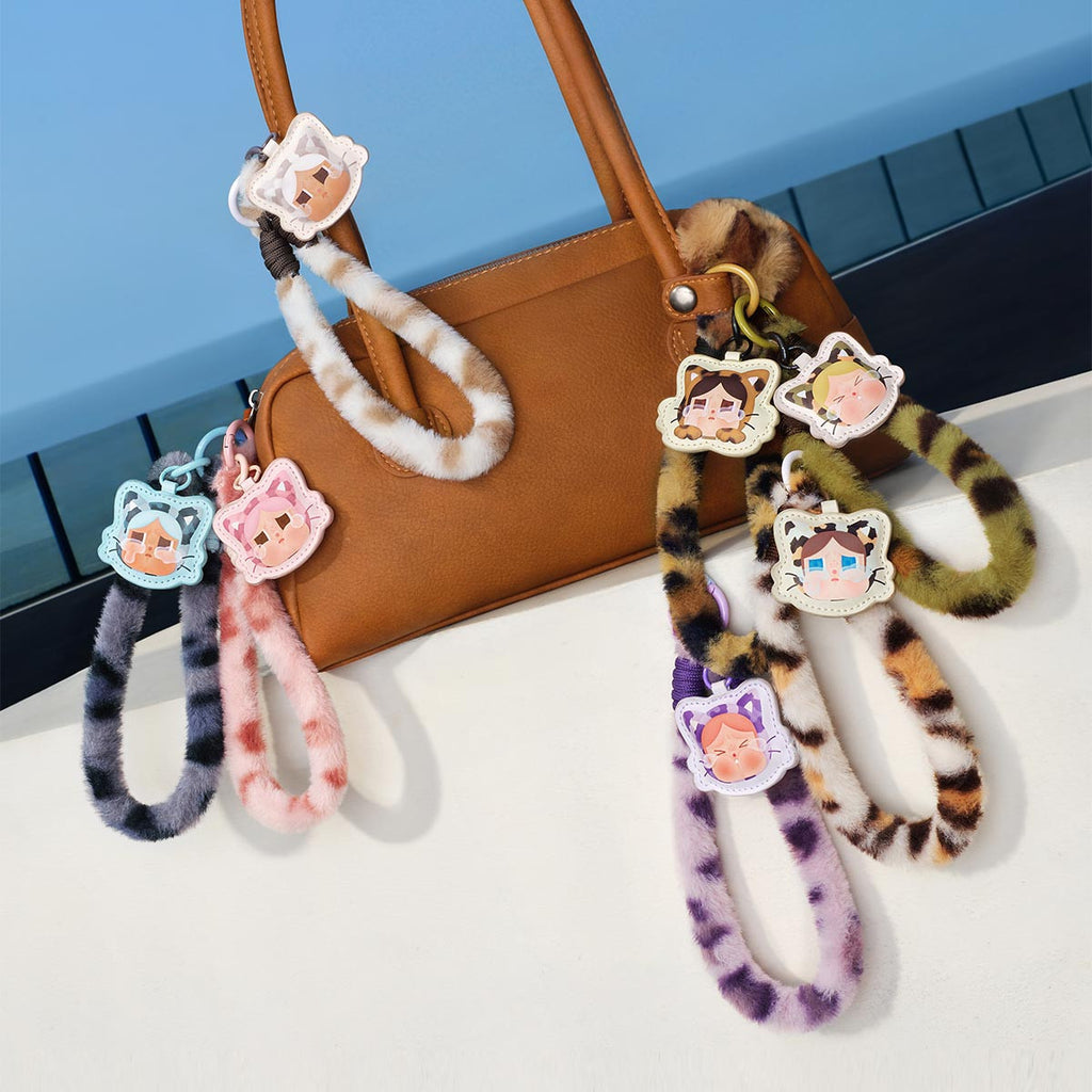 POP MART CRYBABY Wild but Cutie Series-Phone Charm Blind Box 1.97*1.77inches