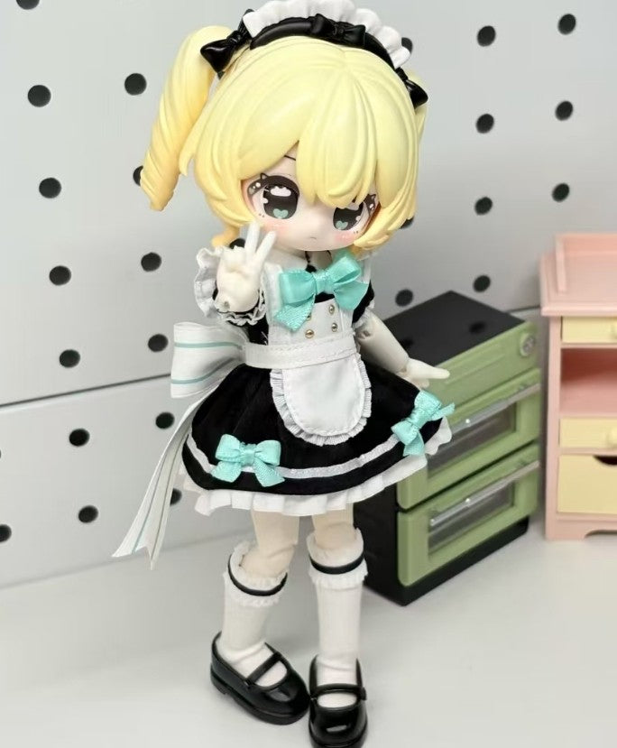 Unveiled Door Maid Outfit Kitchen Butler The Key Collection 16.8cm/6.6" Bjd Doll