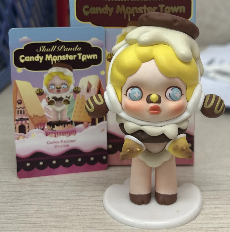 POP MART Skullpanda Candy Monster Town Series Confirmed Blind Box Figure Art Toy