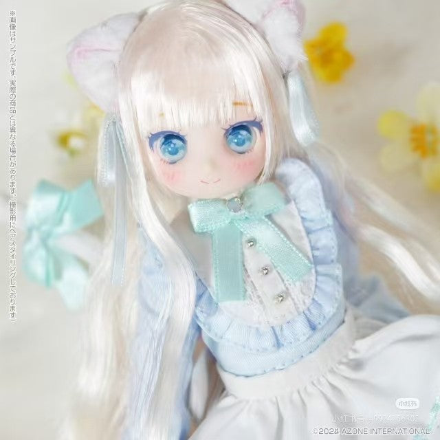 Azone Dreamin Mebae White Fortune Cat 21cm/8.2In Limited Ver. 1/6 Full Set Gift
