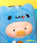 Lulu The Piggy Capoo Foodie Lu 12cm/4.7In Vinyl Plush Pendant Lovely In Stock