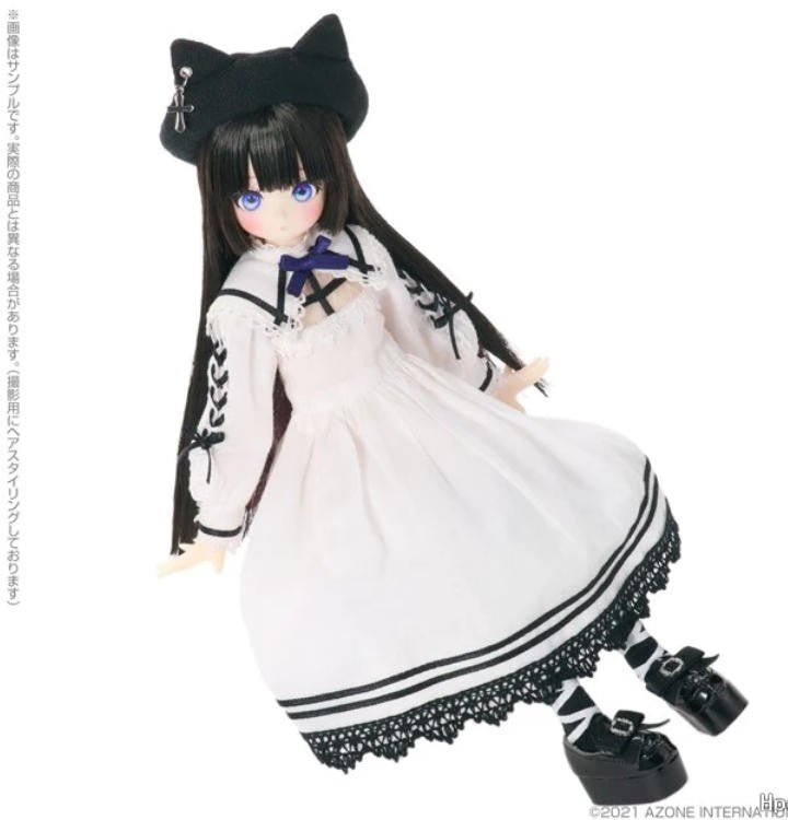 Azone Mii Black Cat Walking Path 23cm/9In 1/6 Cute Full Set Action Figure Gift