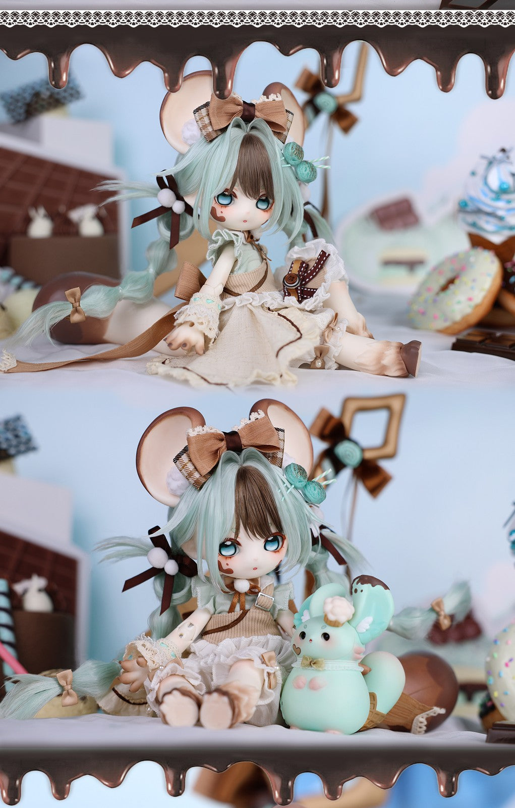 Pre-Order Milo Doll Minette Totoro Beast 24.5cm/9.6" Bjd Full Set Limited 100Pcs