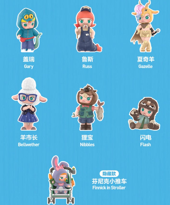 Authentic Molly Zootopia 2 Series Blind Box Figures Toy Confirmed New Hot Gift