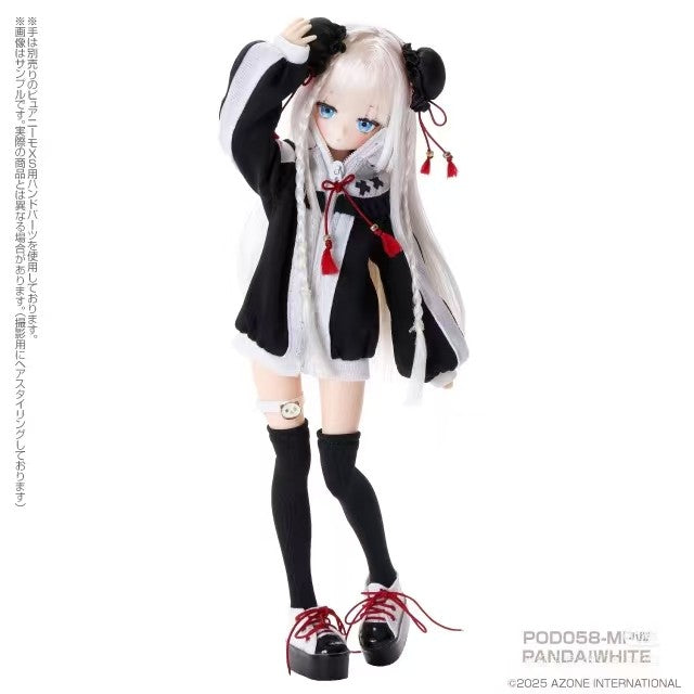 Azone Luminous*Street Angelic Girl Panda White 21.5cm/8.4" Bjd 1/6 Full Set Gift