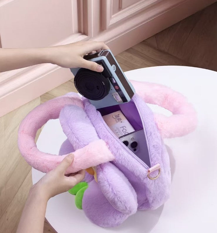 Upsetduck Blooming Duck Series Random Pink Purple Lovely Limited Plush Bag Gift