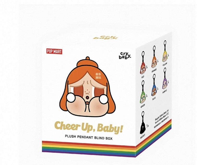 Authentic Crybaby Cheer Up, Baby! Series Plush Pendant Blind Box Figures Toy