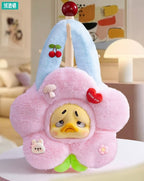 Upsetduck Blooming Duck Series Random Pink Purple Lovely Limited Plush Bag Gift