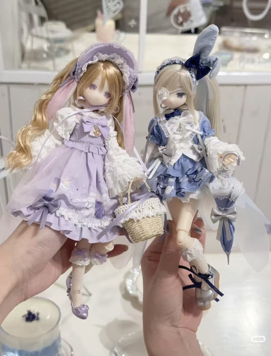 Magical Girl Hiru Purple Starry and Story Bjd Hang Card Limited Action Figure