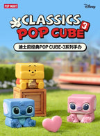 Authentic Disney Classics POP CUBE-3 Series Blind Box Figures Toy MINI Doll