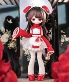6Pcs In A Box Poetry Asymptomatic 14.5cm/5.7in Bjd Dressable Action Figures Gift