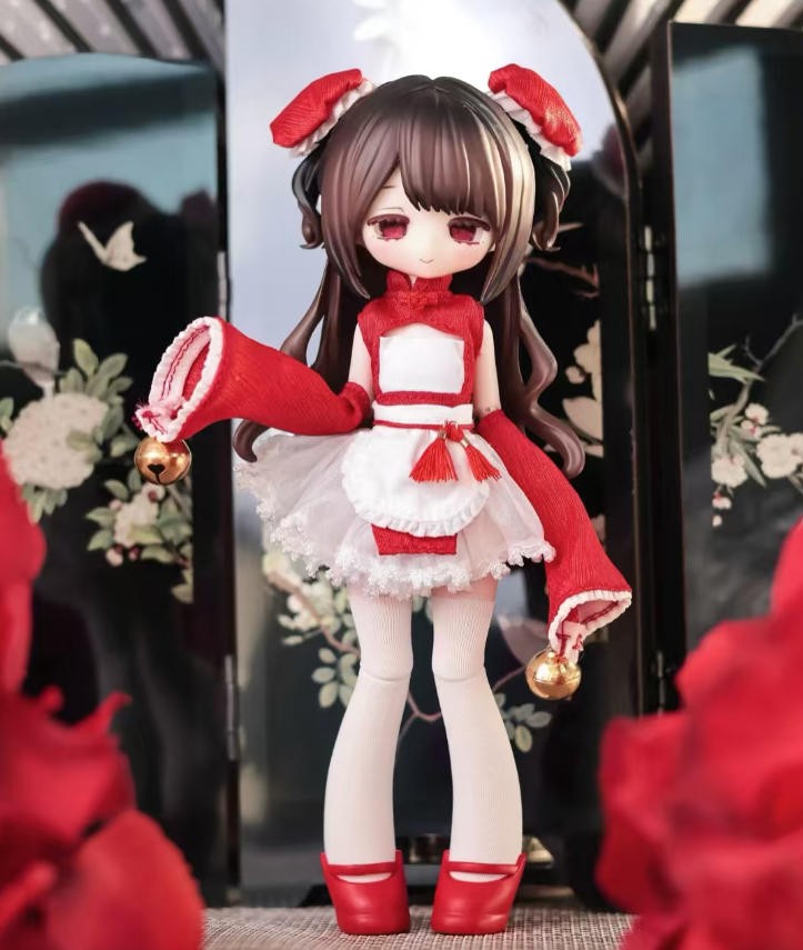 6Pcs In A Box Poetry Asymptomatic 14.5cm/5.7in Bjd Dressable Action Figures Gift