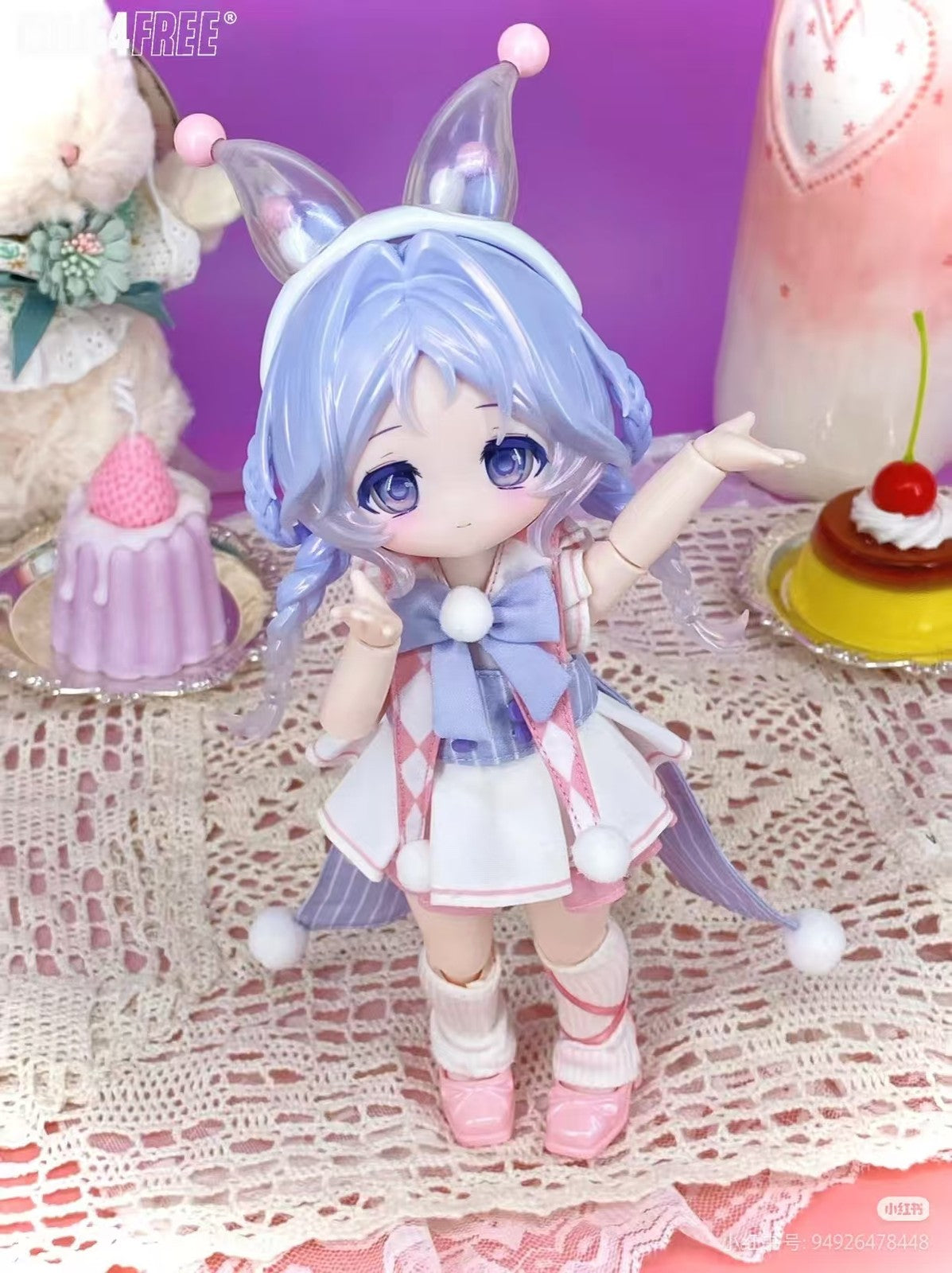 6Pcs Come4Free Bunny Dream Box 8In Bjd Dolls Dressable Action Figures In Stock