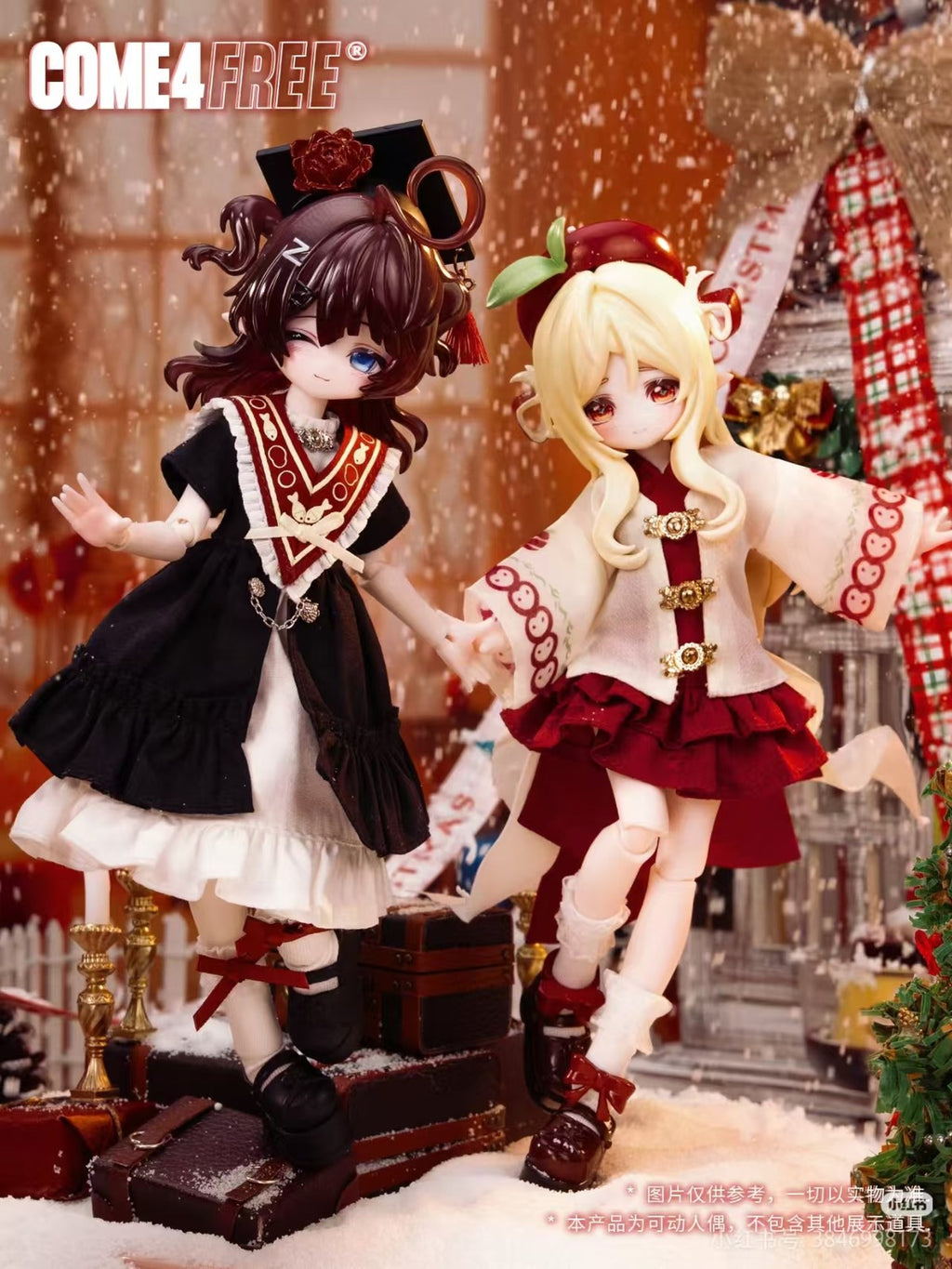 Come4Free Anyao Apple Peace Draw Lots Spirit Hang Card Bjd limited Action Figure