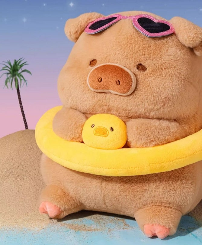 Lulu The Piggy Summer Vibey Series 5.5In 11.8In Lovely Plush Pendant
