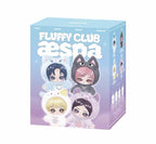 Authentic Fluffy Club Aespa Series Blind Box Figures Toy Plush Pandent Doll